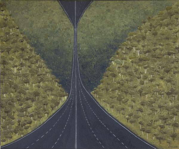 Gorge highway </br>2012 oil on canvas </br>50x60cm