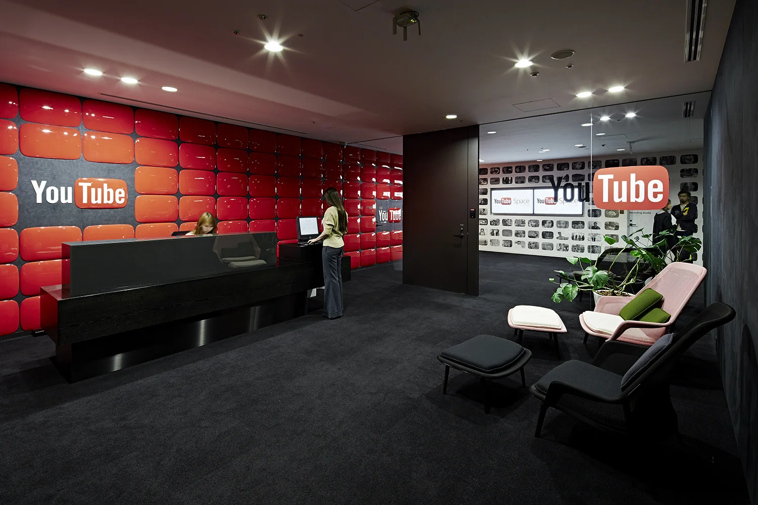 Klein Dytham architecture’s YouTube Space in Tokyo provides for the use of YouTube partners across the Asia-Pacific region. The space Includes studios, production suites, training areas, and lounges.