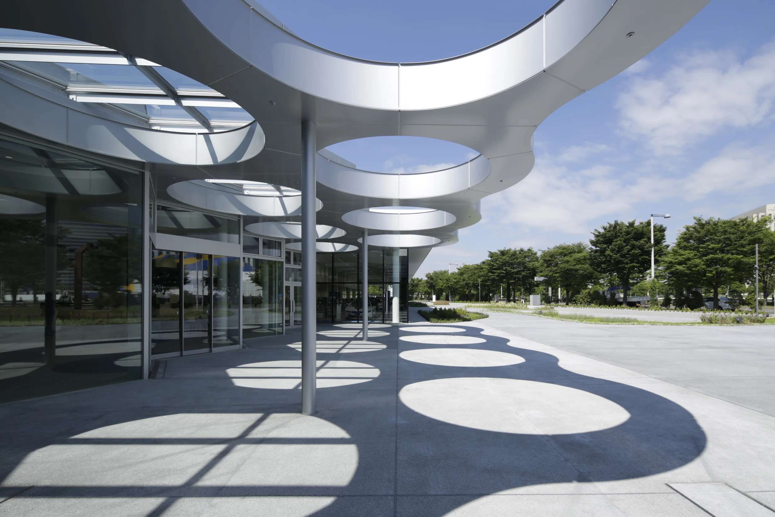   Follow our new Instagram feed    here     Klein Dytham architecture designed the flagship showroom and brand experience centre for  BMW Group Tokyo Bay , one of only two global model showrooms for the car manufacturer.   