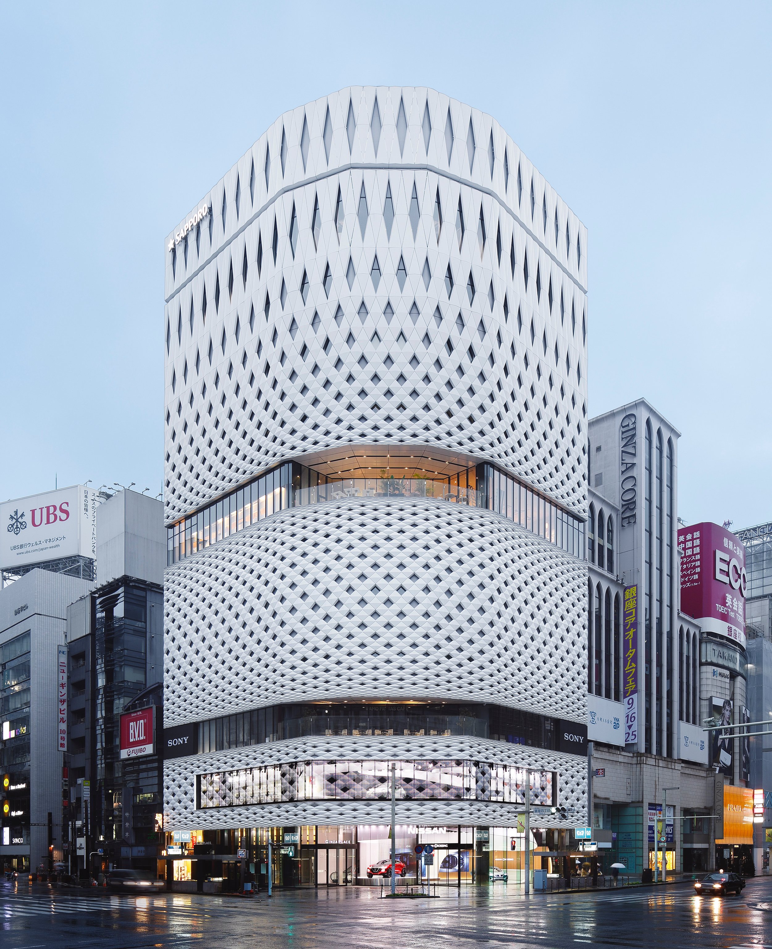 Ginza Place Opens Today Klein Dytham Architecture
