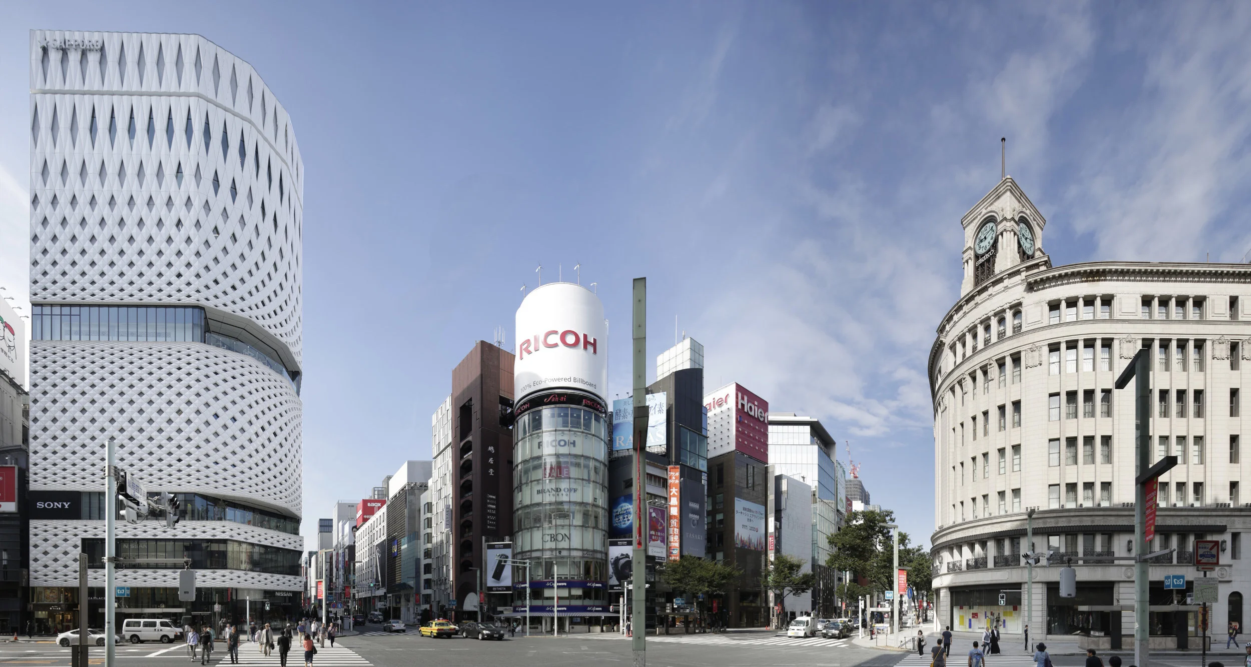   Location -&nbsp; 5-8-1 Ginza, Chuo-Ku, Tokyo   Principal Use -&nbsp; Retail, Restaurants, Exhibition Halles   Total Floor Area -&nbsp; 7,350.11 sqm 