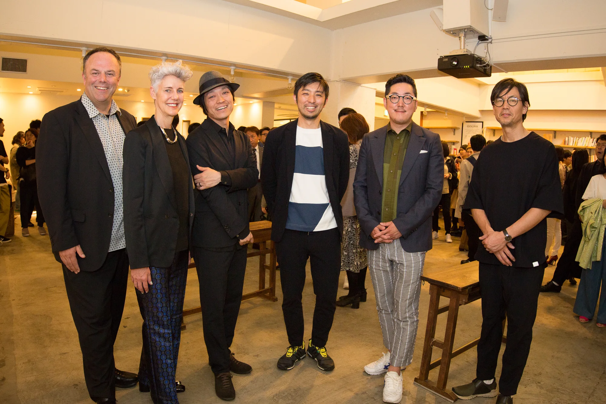 Mark and Astrid with fellow DESIGNART Founders at the press conference