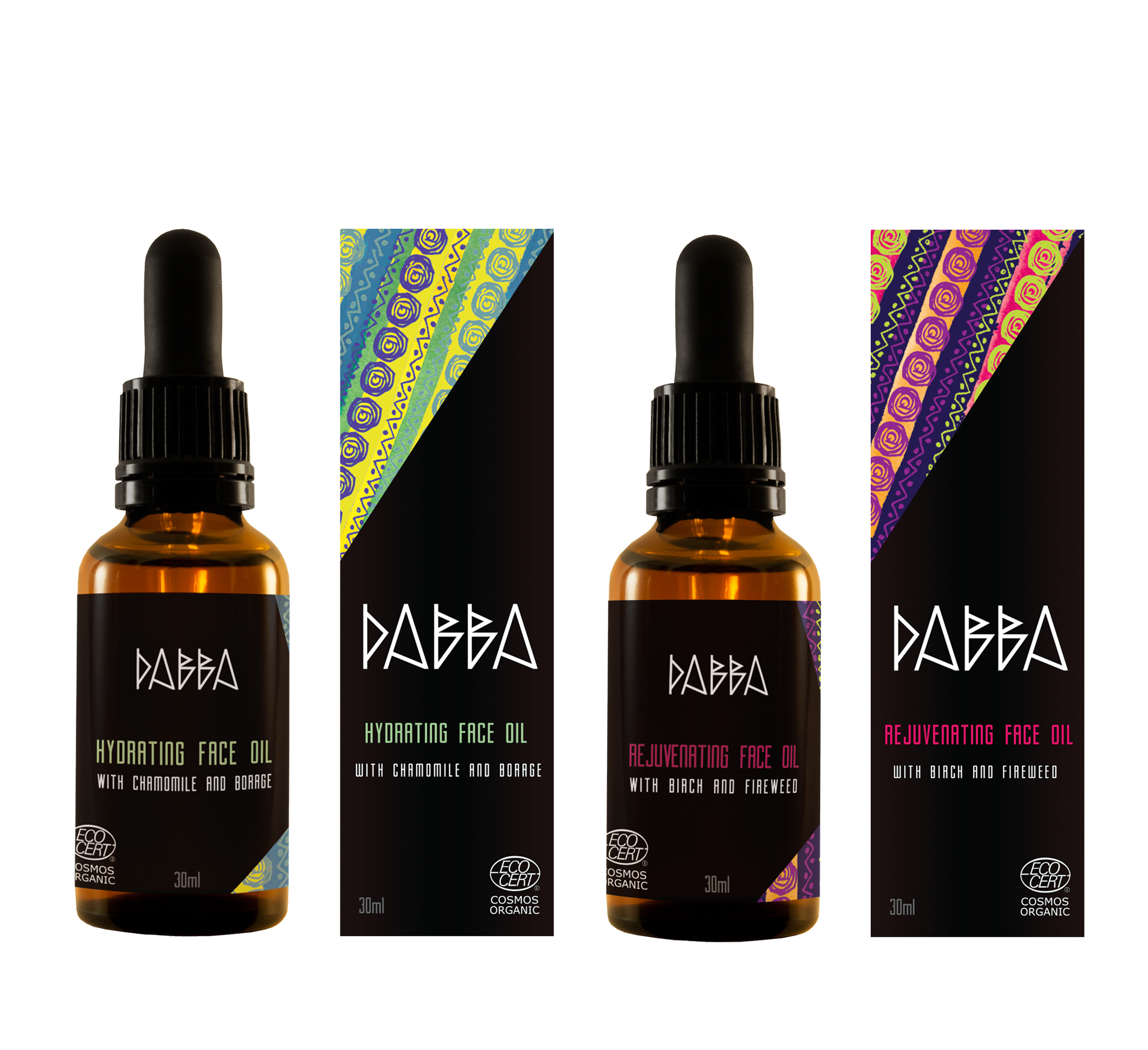 DABBA face oils collection, 2016. 