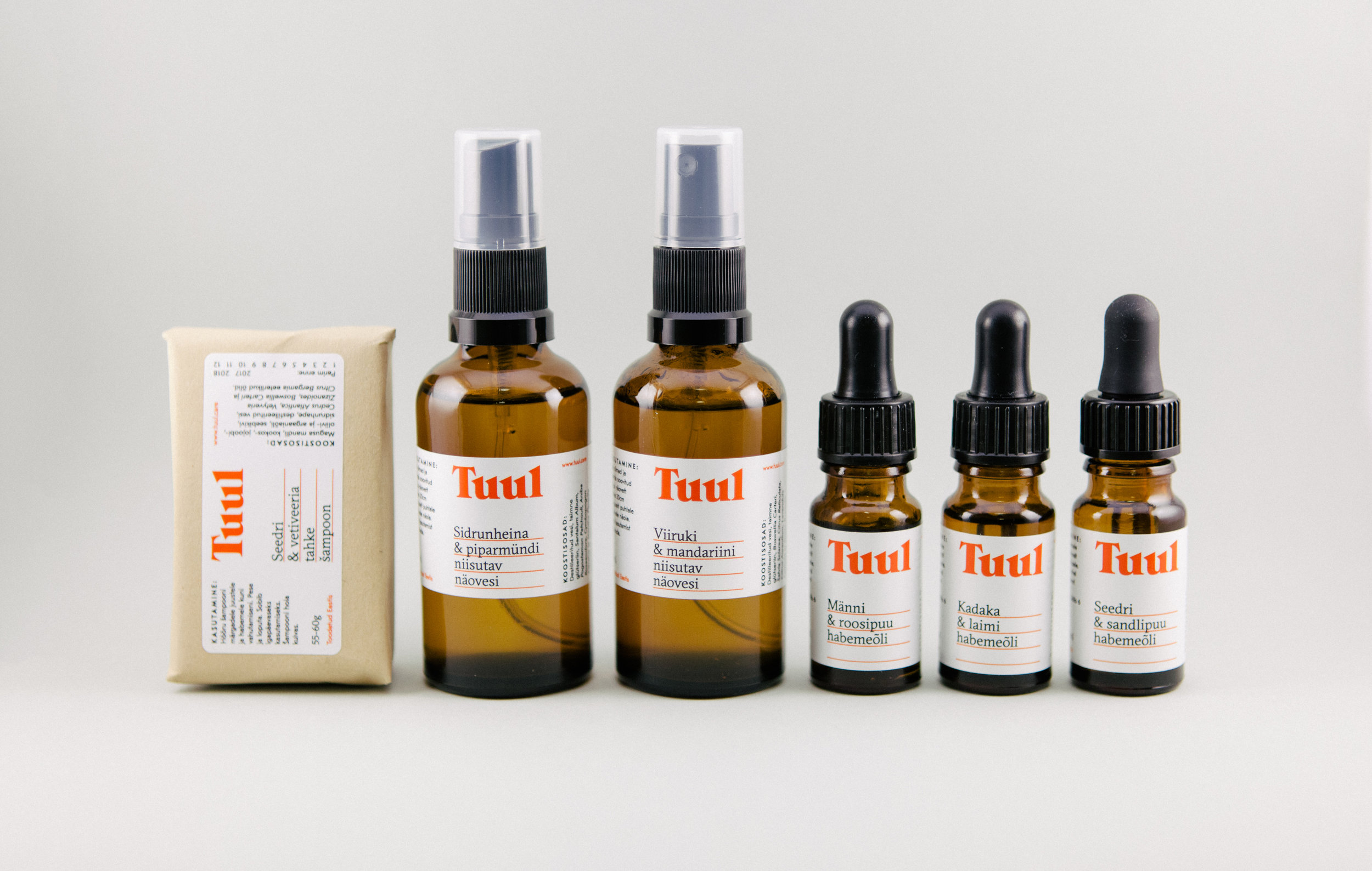 Tuul men's grooming range, 2017. 