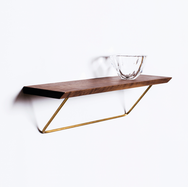 AGUSTAV Walnut Shelf.