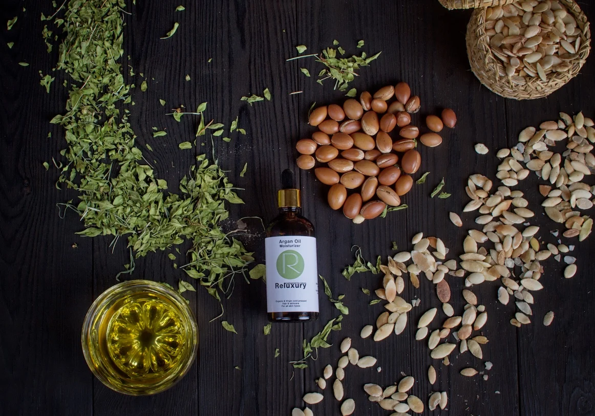 Reluxury: Organic Argan Oil Moisturiser. 