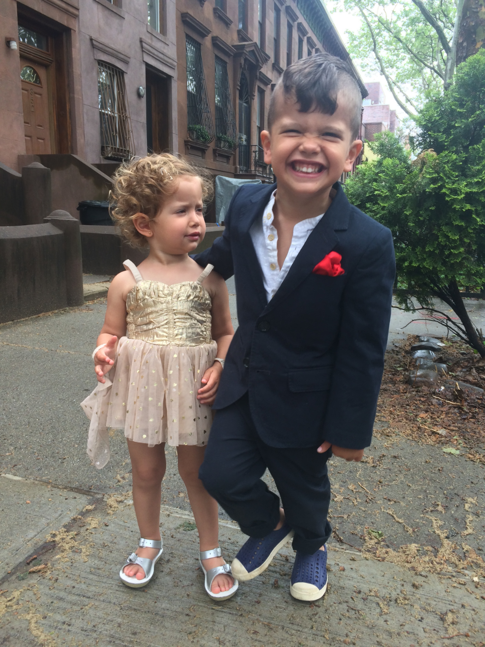Brooklyn Babies. Coco, 2 + Krishna, 4. 