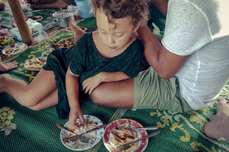 Lunch in Cambodia