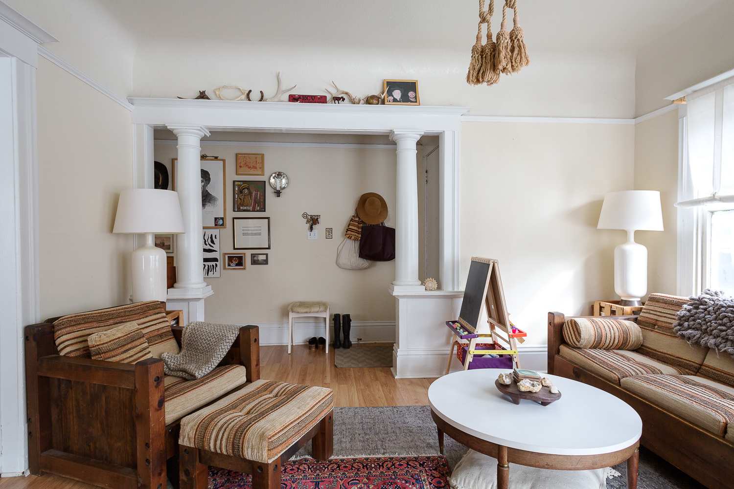  She is a master treasure-hunter: the abundance of decor in Beth's house was thrifted or found.&nbsp; 