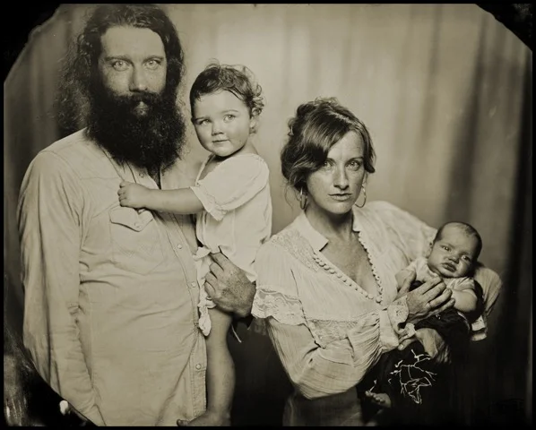 Tintype portrait by Lumiere .