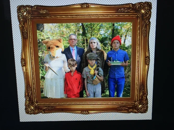 Kooky family portrait.