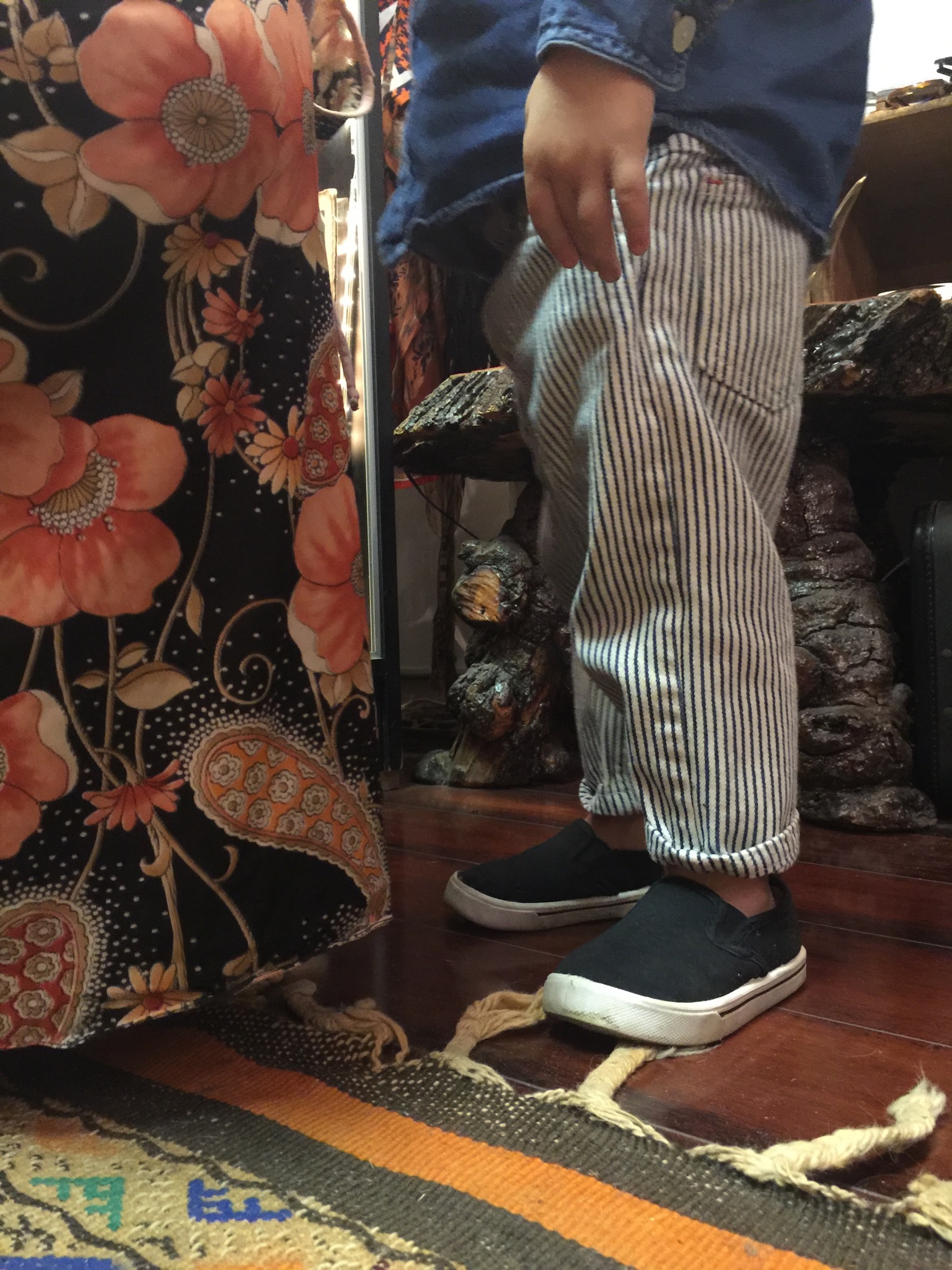  Little Joaquin sporting his vintage Levi's.&nbsp;    