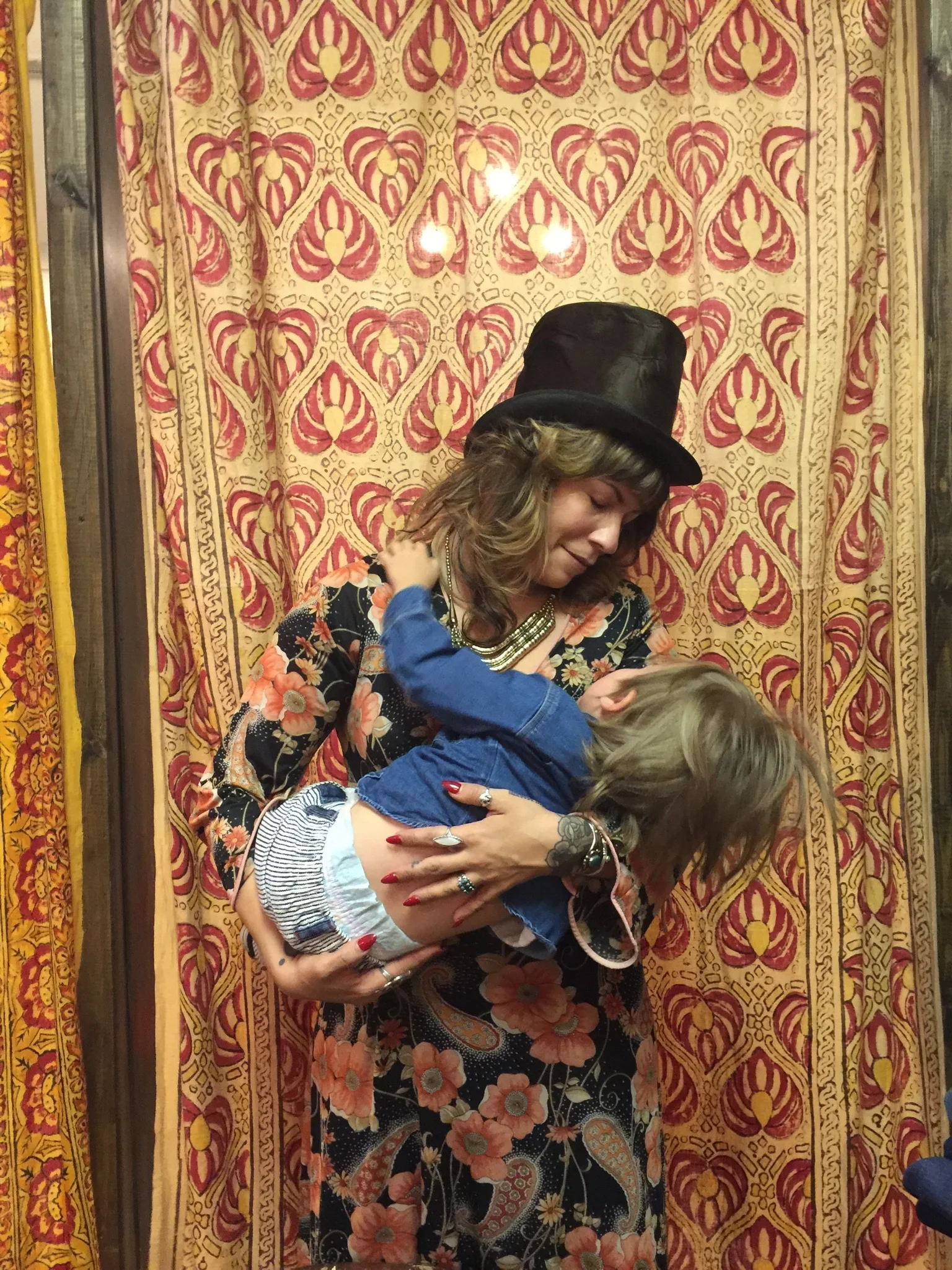  Lovin on Joaquin in a 100 year old beaver fur tophat 