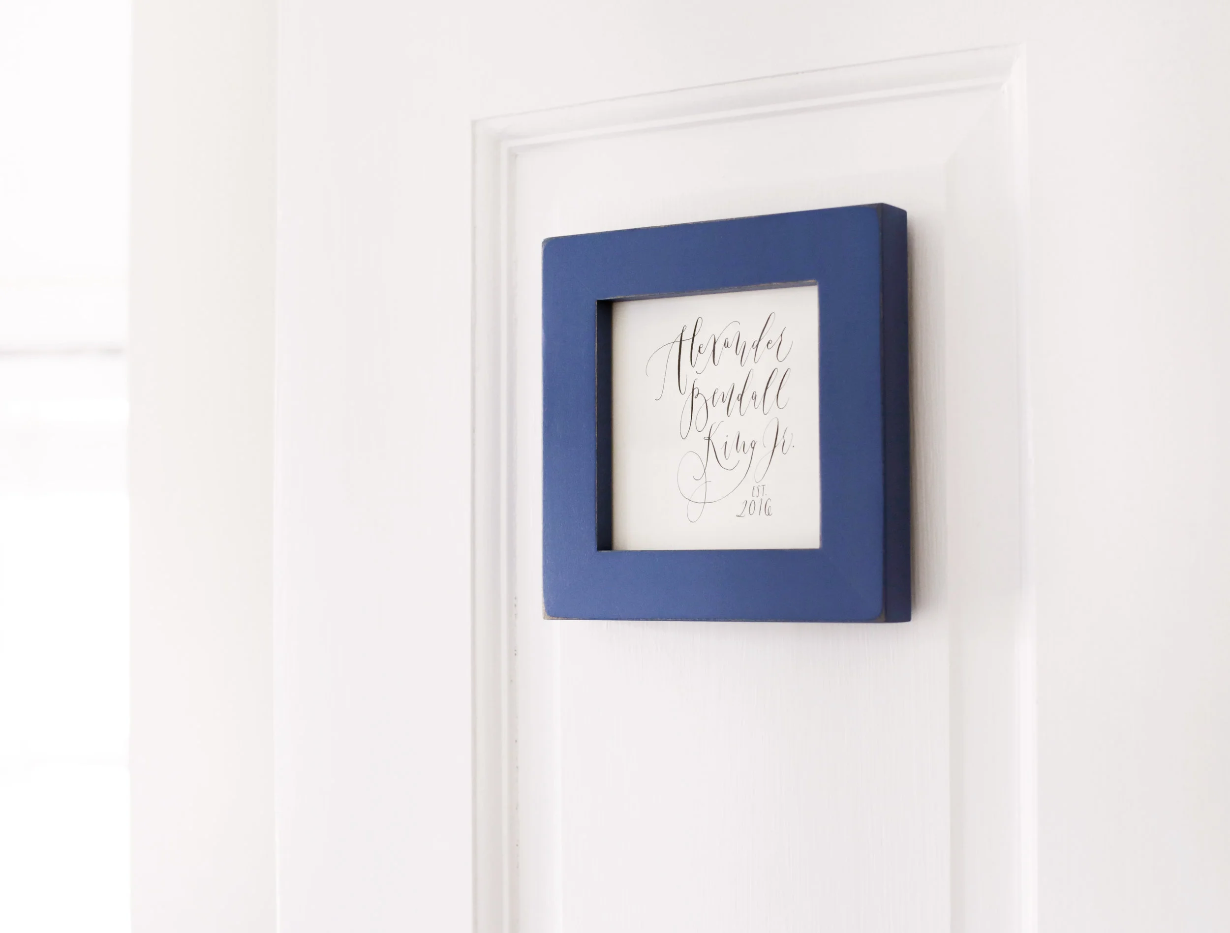  Framed calligraphy from one of her dear   friends.   