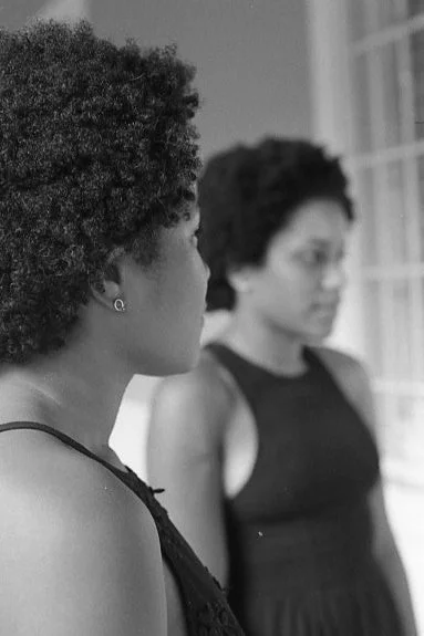 Charlotte wearing her DOTA earrings. Martinique, December 2016.