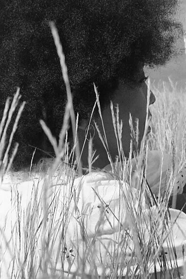 Laurence with QUAN earrings. Martinique, September, 2016.