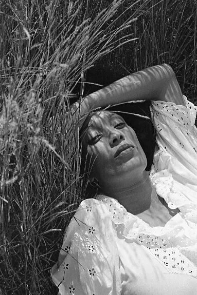 Laurence with QUAN earrings. Martinique, September, 2016.