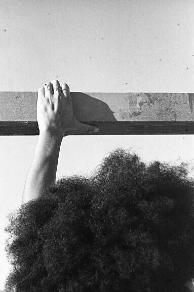 Laurence. Martinique, September 2016. About to let go.