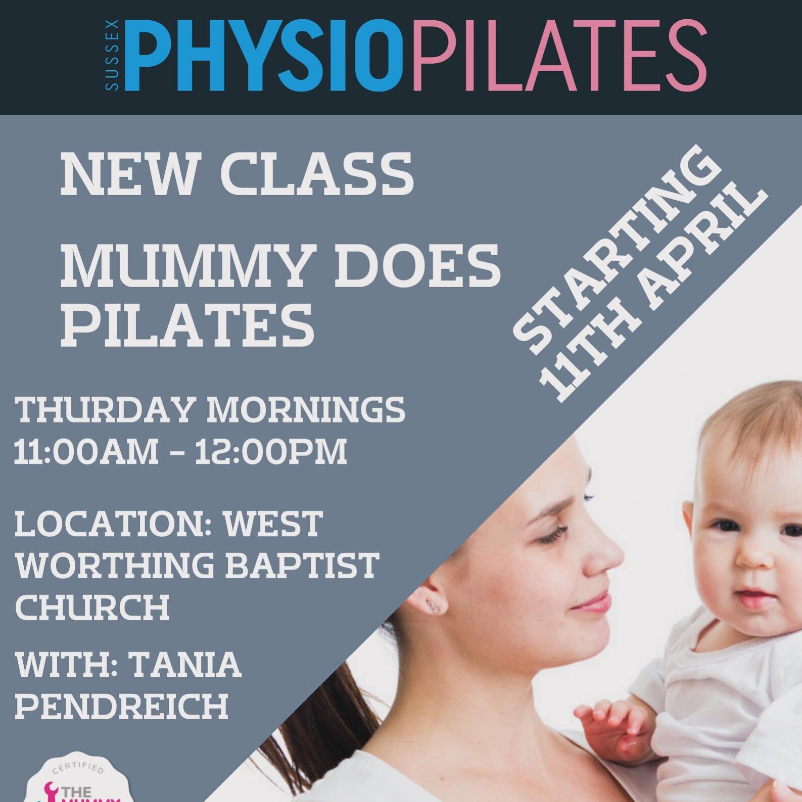 ⭐️A few spaces are still available on our new Physio-led Mum &amp; Baby Pilates class!

⭐️Suitable for postnatal women who want to target their deeper abdominal and pelvic floor muscles!

⭐️ Clinical Pilates can help with Common postnatal issues such