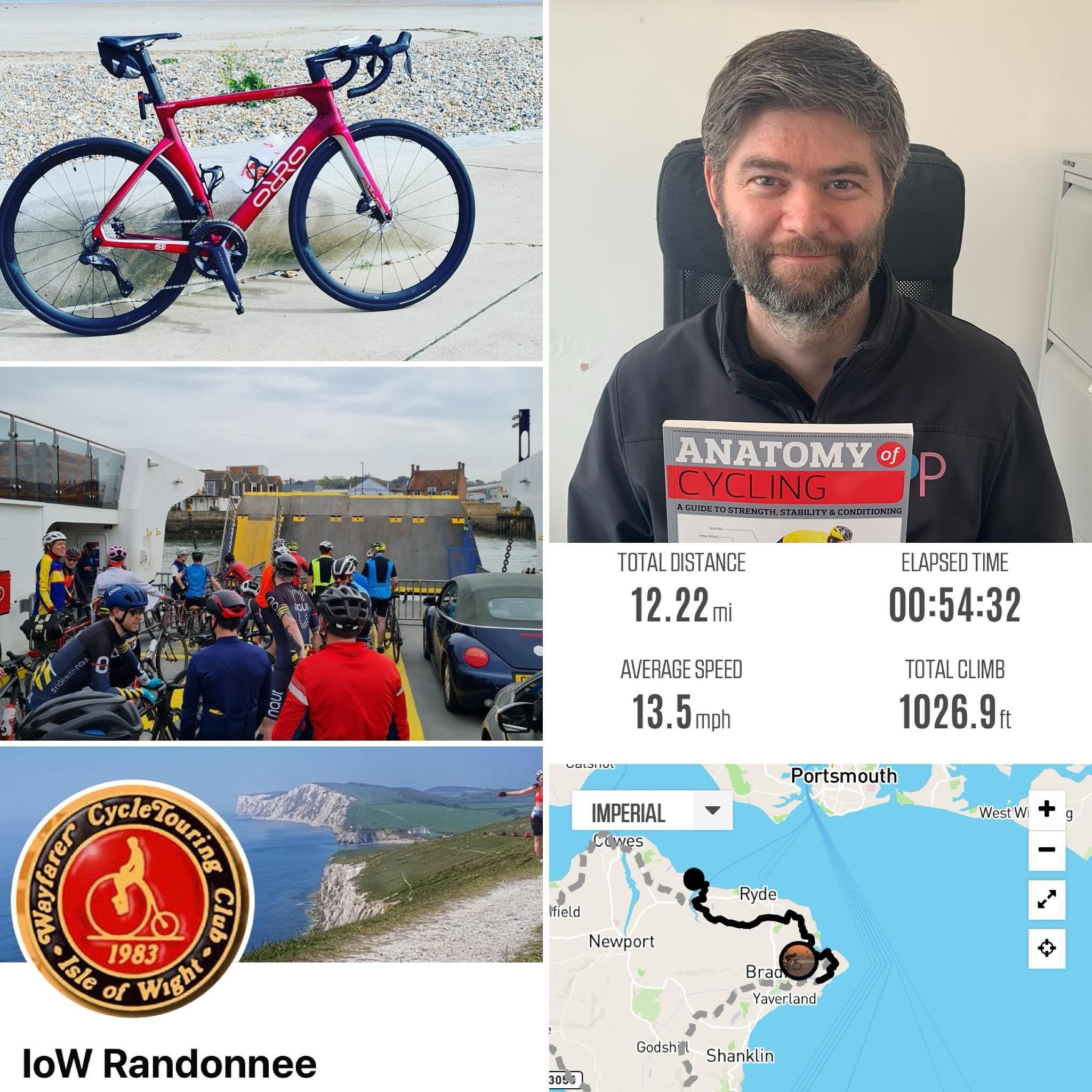 G O O D. L U C K to Stuart @stuart.hart.bike today who is currently cycling around the Isle of Wight in the @iowrandonnee 🚴🏽&zwj;♀️

We&rsquo;re tracking his progress, and he&rsquo;s currently just over 19 km into his 100km route&hellip;go Stuey!!!