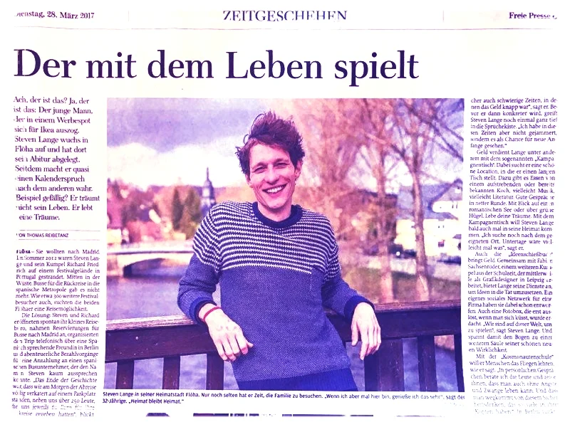 FREIE PRESSE vom 28.März 2017