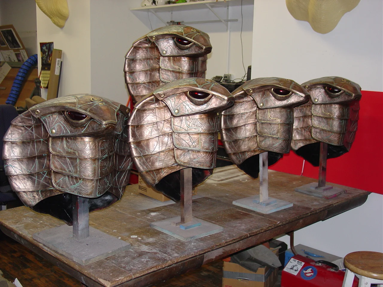 Stargate Jaffa helmets