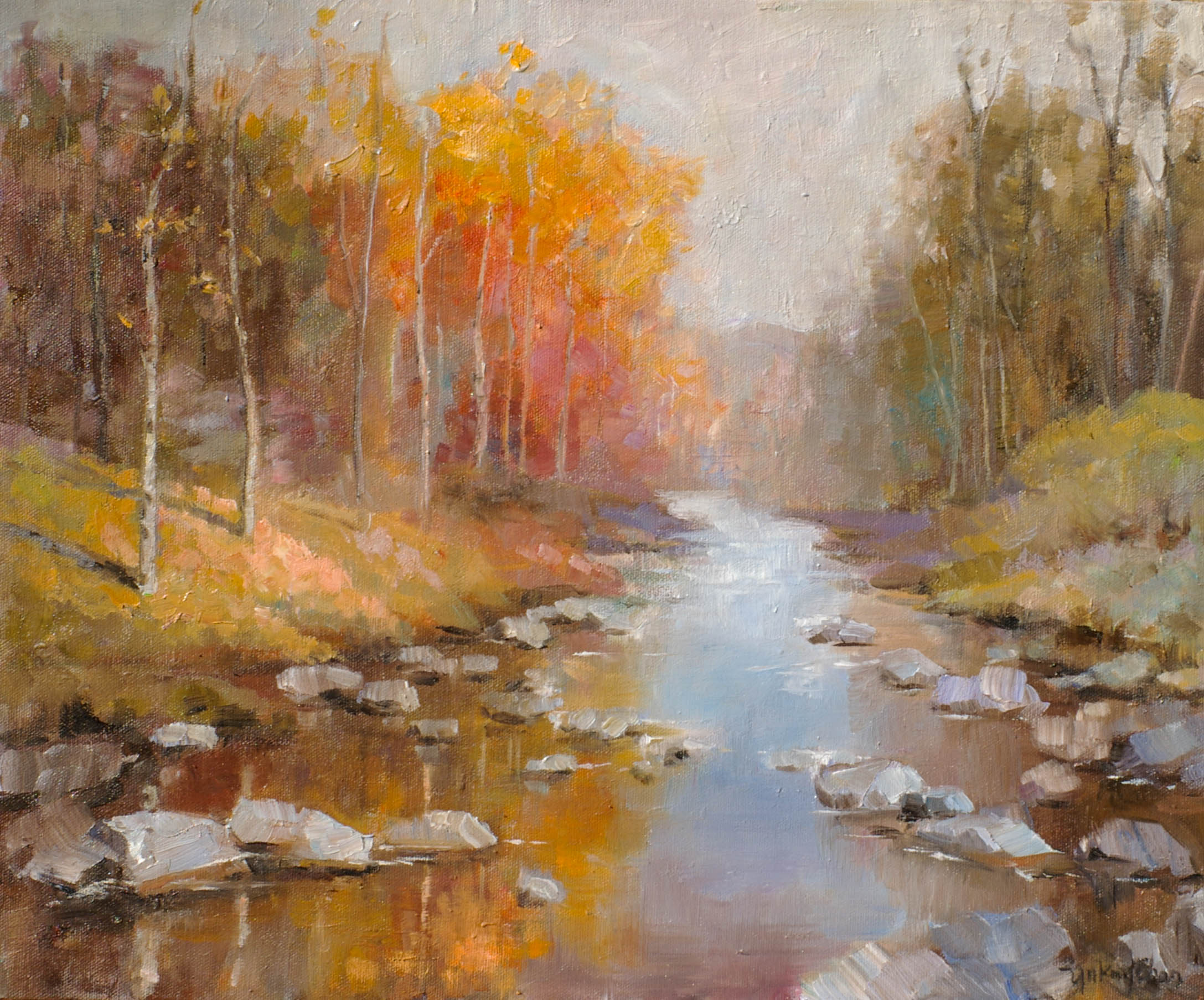 A Stream in Autumn (Berkshires, Massachusetts)