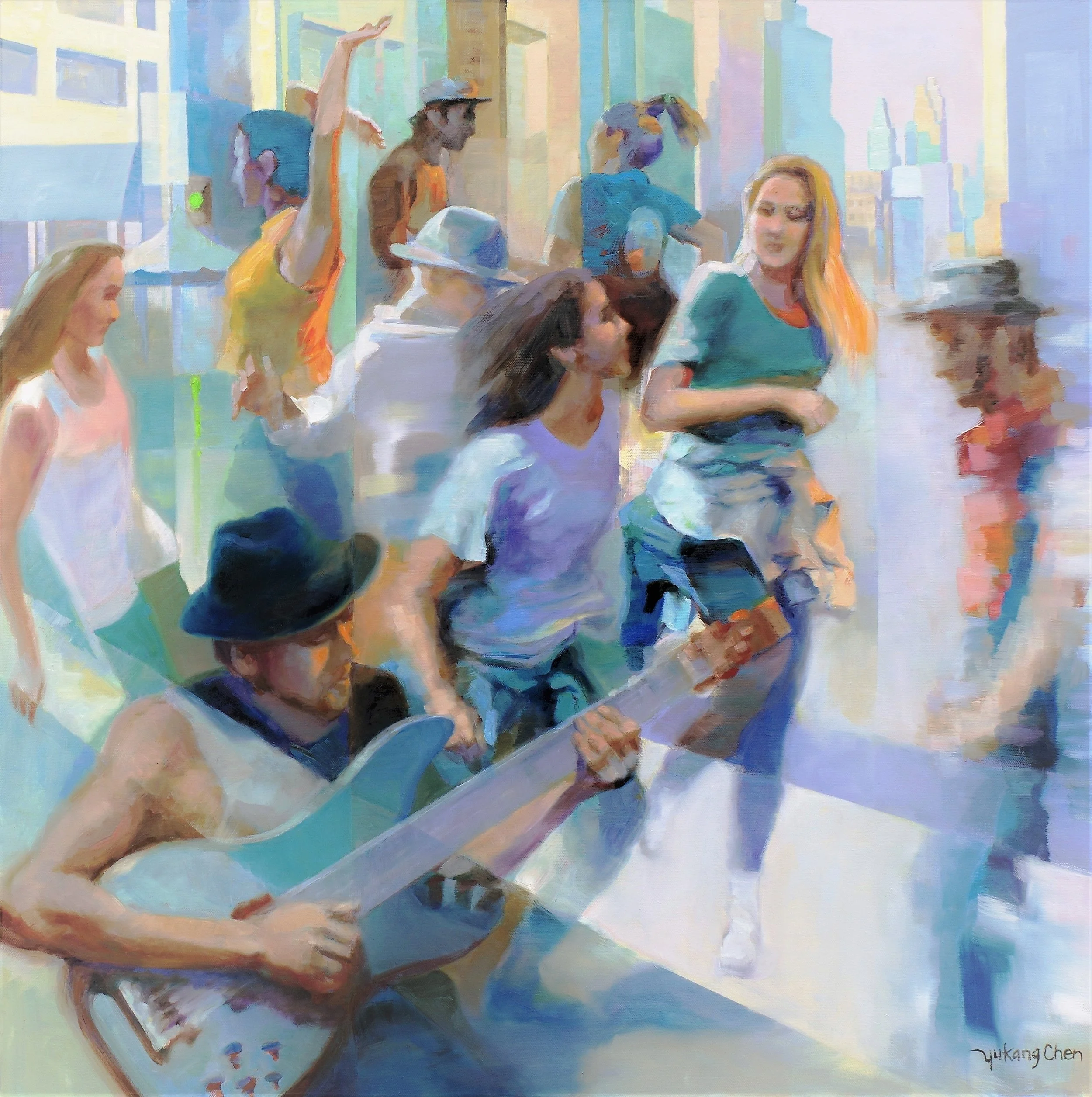  Dancers with Guitarist
