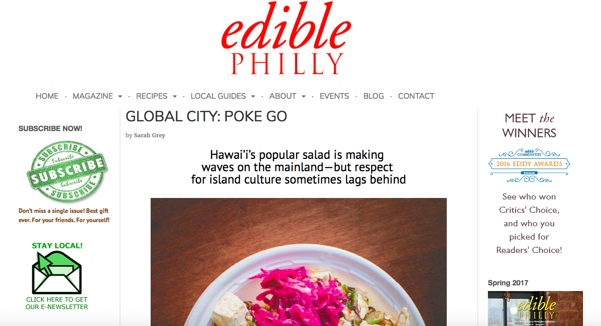 Edible Philly, March 2017