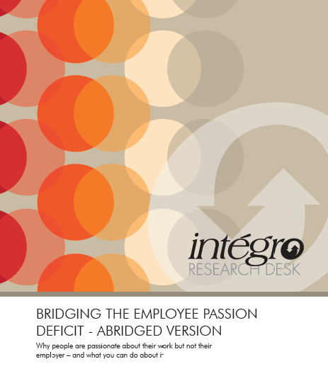 BRIDGING THE EMPLOYEE PASSION DEFICIT - ABRIDGED VERSION