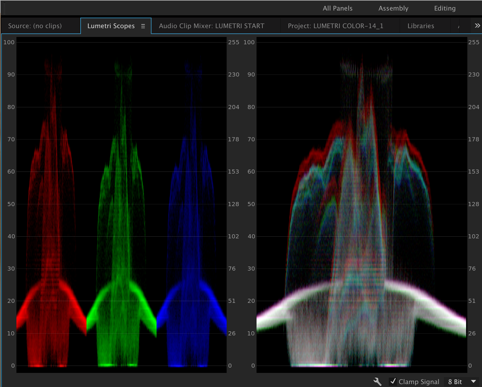 Double-clicked in middle to reverse scope order. 