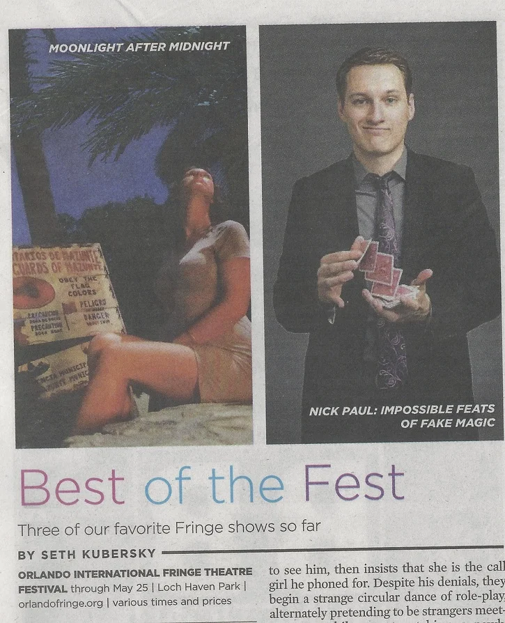 Orlando Weekly "Best of the Fest"