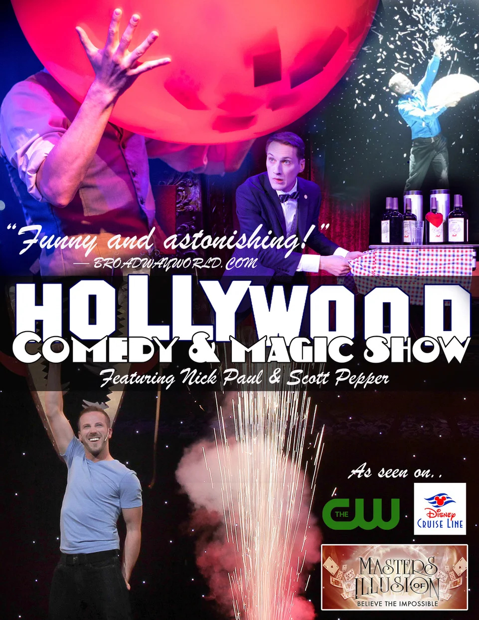 Hollywood Comedy and Magic Show is currently touring select dates around the USA