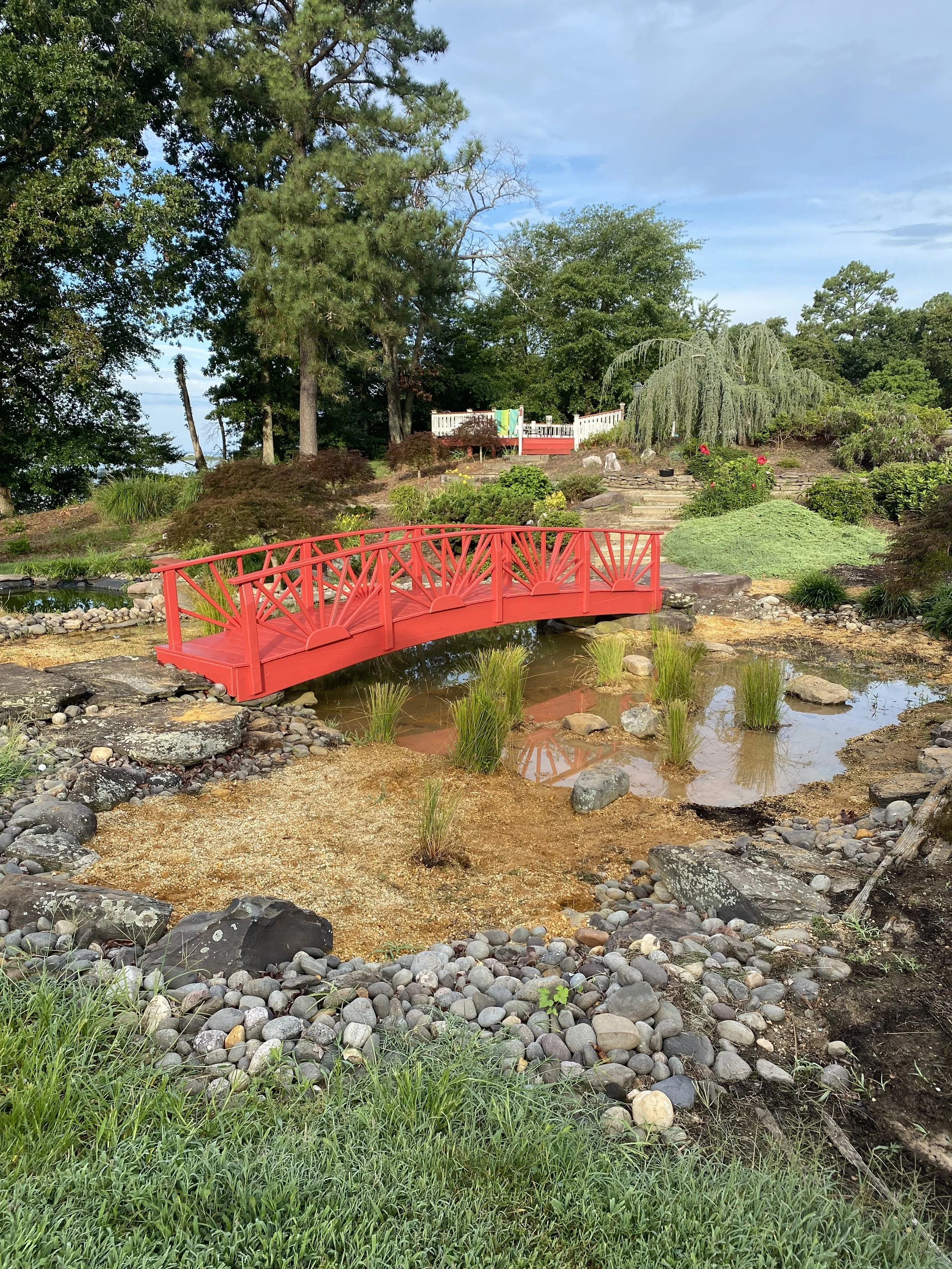 The Cranberry Splash bridge is grand again, and a new stone path is an alternative Thurs August 4, 2022