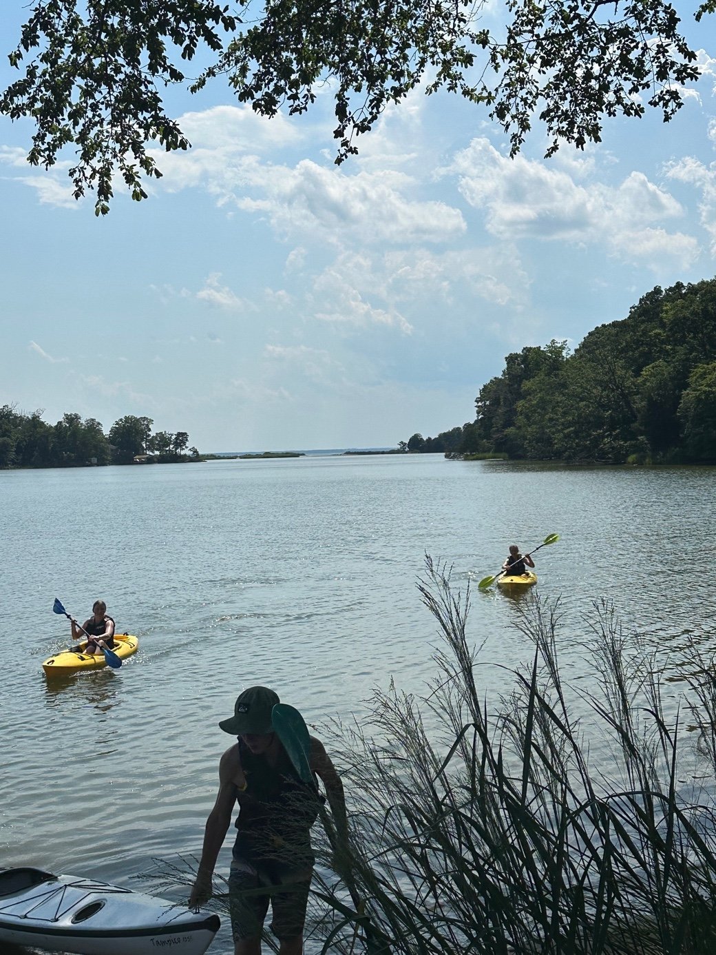 Kayaking at Jubilee Farm