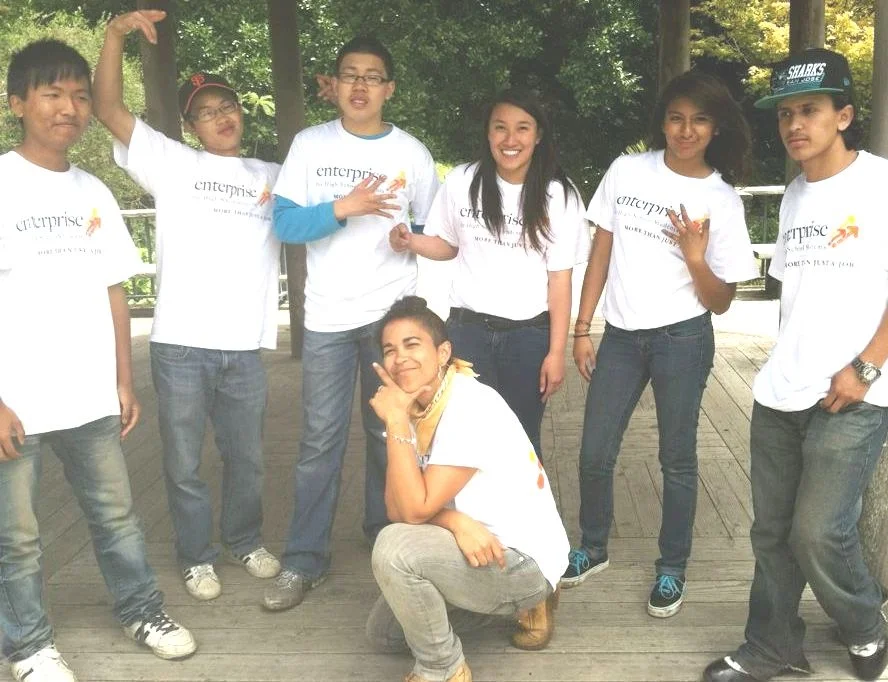 Some of the student members of EHSS