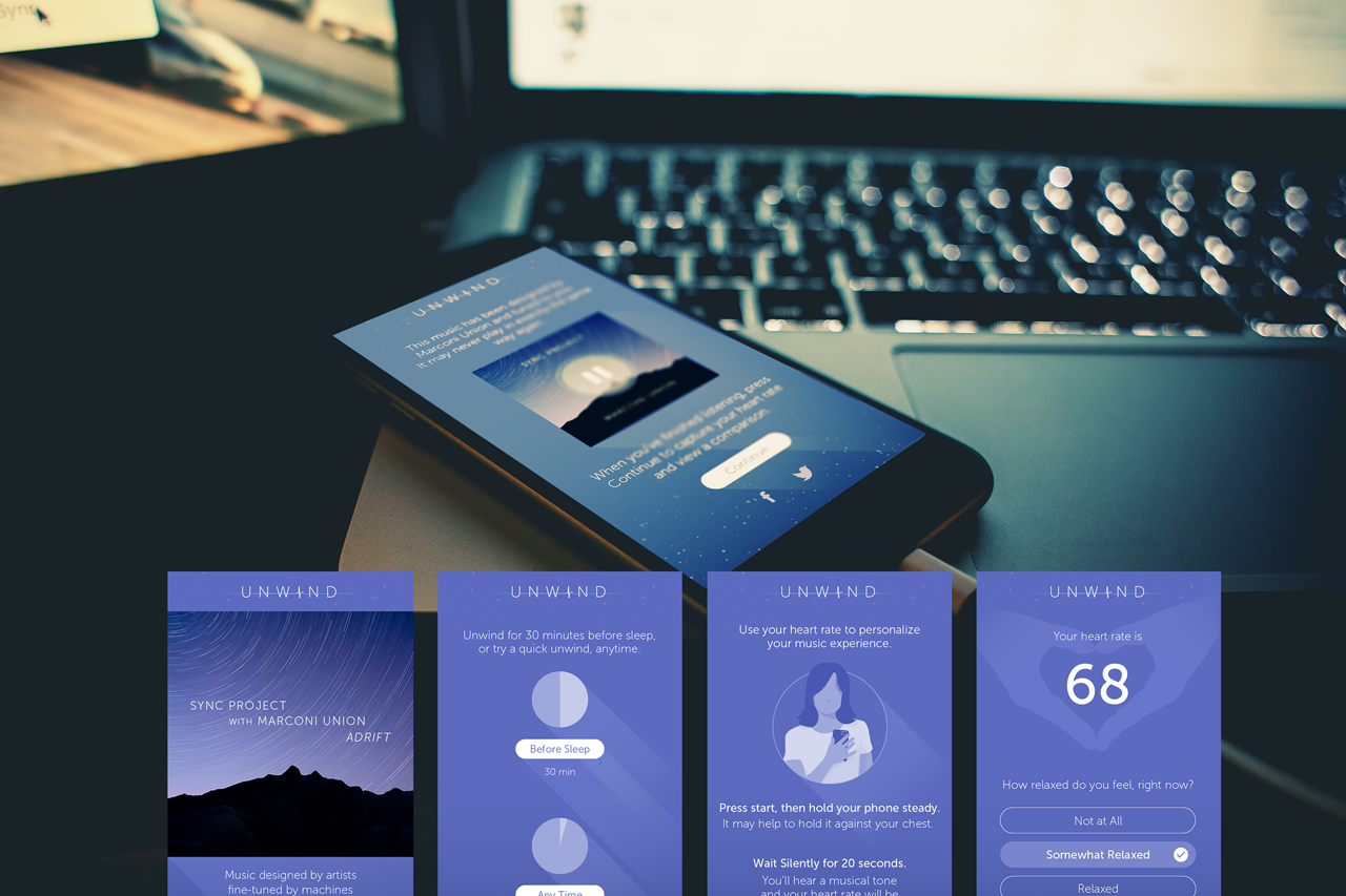 Unwind.ai – Music For Sleep (Web App)