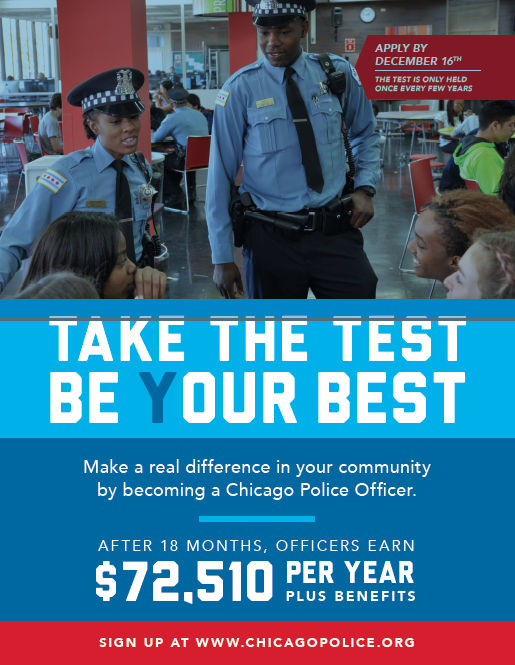 Chicago Police Test - Flyer & Links