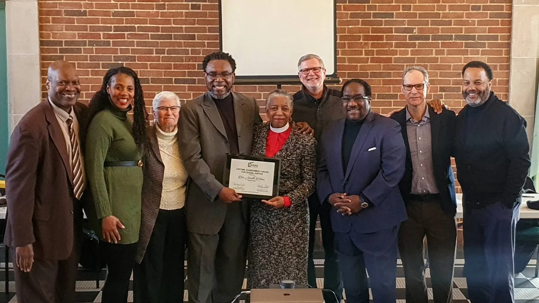 Leaders Network Presents Lifetime Achievement Award to Rev Janette Wilson for Women's History Month