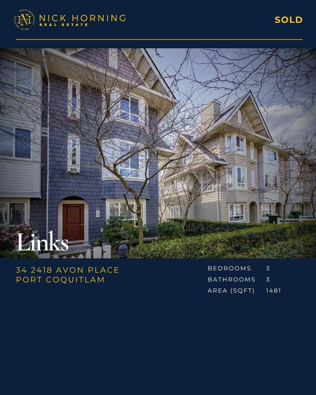 SOLD | 34 2418 Avon Pl. Port Coquitlam
