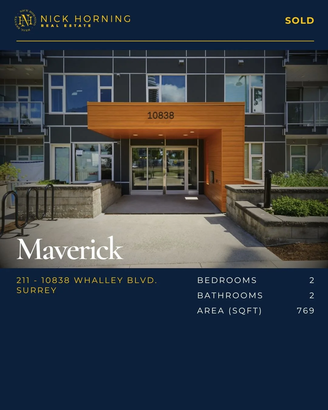 SOLD | 211 - 10838 Whalley Blvd, Surrey