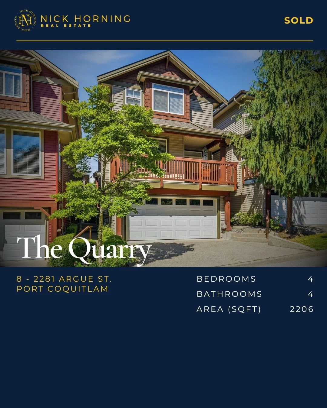 SOLD | 8 - 2281 Argue Street, Port Coquitlam