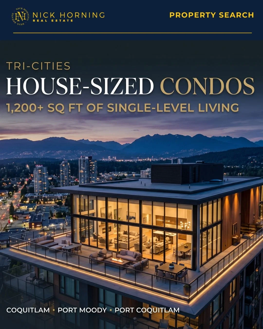 Tri-Cities Modern House-Sized Condos