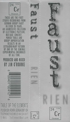 Faust — Table of the Elements