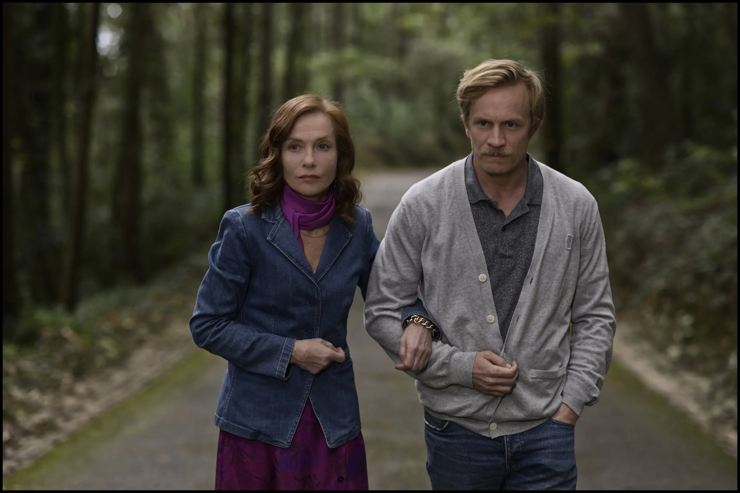 Isabelle Huppert and Jérémie Renier in Passages (2023)