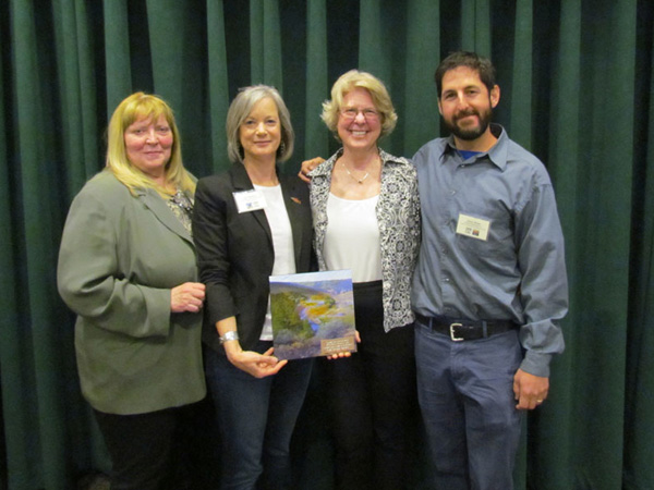SERCAL President and 2016 Conference Chair, Dave Shaw of Balance Hydrologics, presented the 2016 SERCAL President’s Award for Outstanding and Creative Collaboration toward Ecological Restoration to plenary speakers Lisa Wallace, Kathy Eagan, and Joanne Roubique of the Truckee River Watershed Council. 