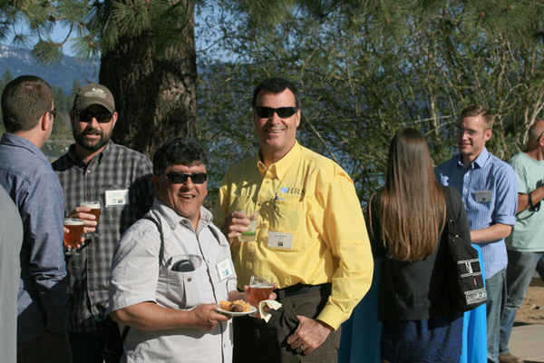 Wednesday evening’s hosted poster reception gave everyone a chance to unwind and catch up after the day’s 3 rounds of concurrent technical sessions.