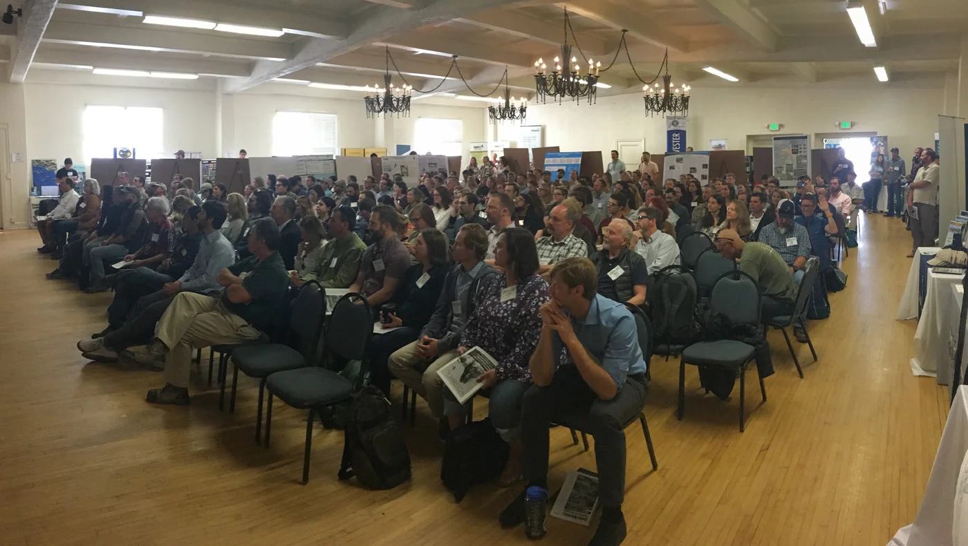 Inspiring morning plenary presentations by CNPS Executive Director Dan Gluesenkamp and John Muir Project’s Chad Hanson were standing-room-only events.