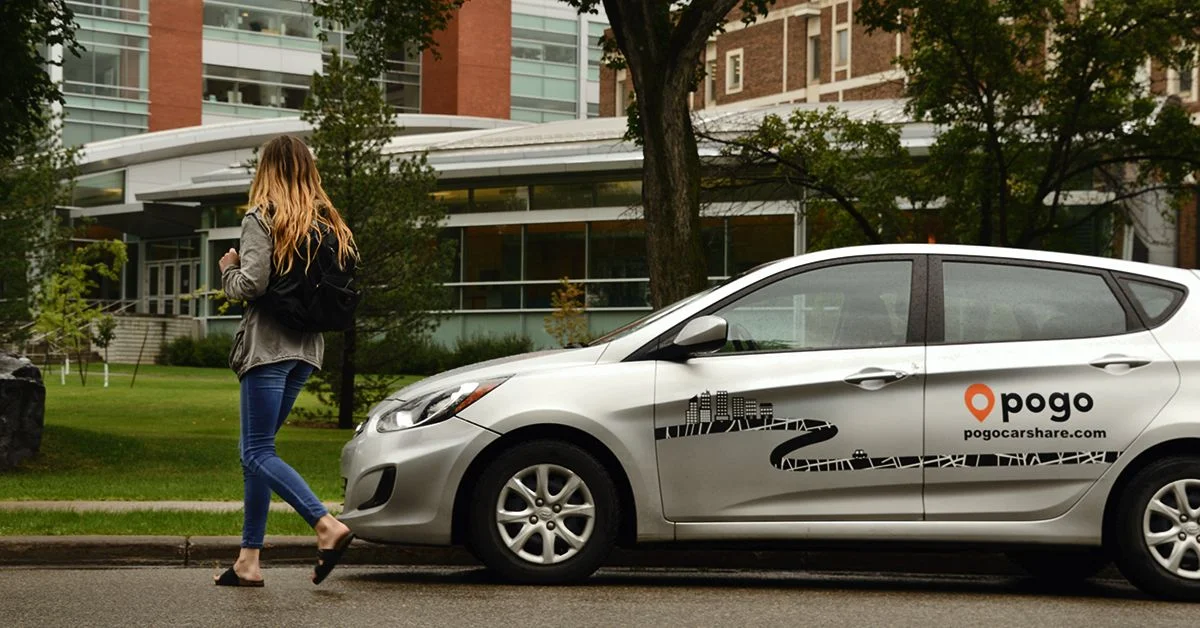 POGO CarShare makes the most of it's biggest marketing asset - a fleet of branded vehicles operated by their customers. 