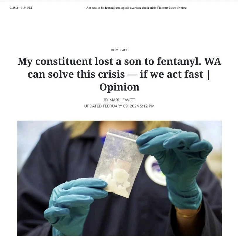 Act now to fix fentanyl